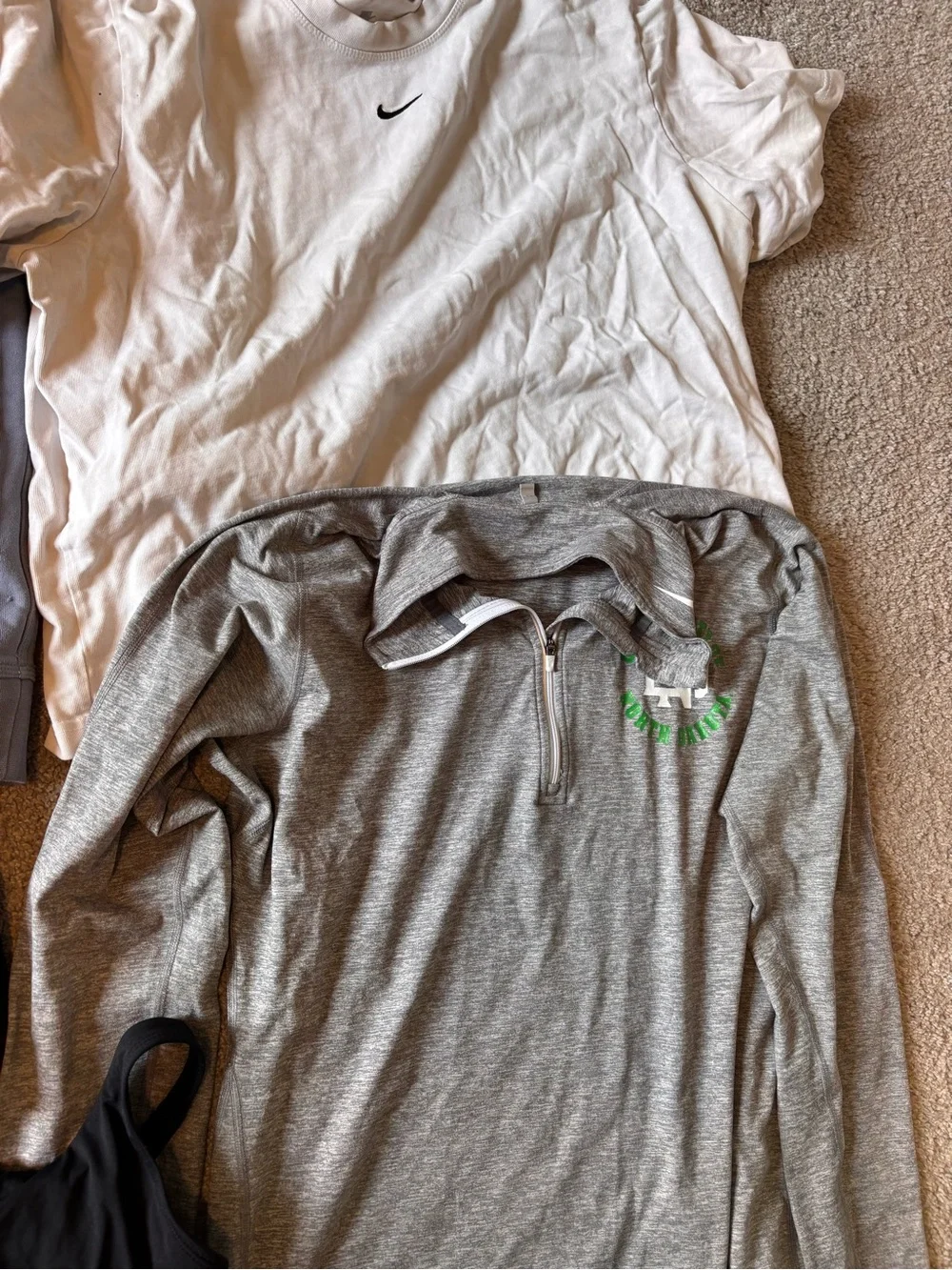 Nike Women's Mixed Tops & Tank Lot - Black, Light Blue, White, Gray